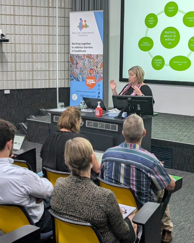 Clare Mullen Executive Director Health COnsumers' Council WA